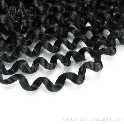 100% top quality afro bohemian jerry curl hair weave